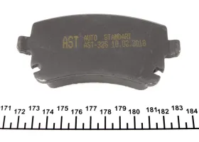 Колодки тормозные-AUTO STANDART-AST326-1