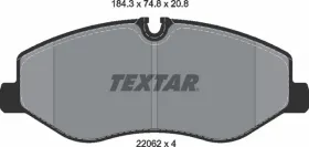 Гальмiвнi колодки к-кт.-TEXTAR-2206201-3