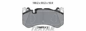 Комплект гальмівних колодок-TEXTAR-2445503