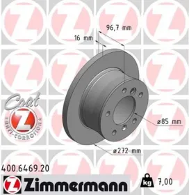 Тормозной диск-ZIMMERMANN-400646920-3