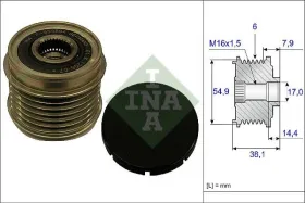 Механизм свободного хода генератора-INA-535017610-2