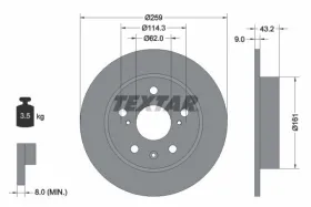 Запчасть-TEXTAR-92268403-6