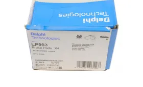 Комплект тормозных колодок, дисковый тормоз-DELPHI-LP993-4