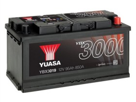 Батарея аккумуляторная Yuasa YBX3000 SMF 12В 95Ач 850A(EN) R+-YUASA-YBX3019