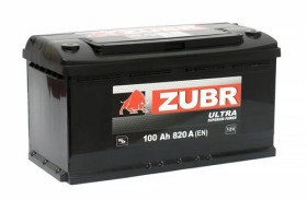 Батарея аккумуляторная Zubr Ultra 12В 100Ач 820A(EN) R+-ZUBR-4810728001991