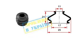 Пильовик гальмівного циліндра-BELGUM PARTS-BG0106-2