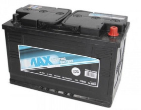 0608-03-1005Q 4 MAX Батарея аккумуляторная 4max Ecoline 12В 110Ач 850A(EN) R+