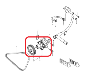 Насос водяной (помпа) Changhe Ideal-2 468QL1-1307950-C-CHANGHE-468QL11307950C-2
