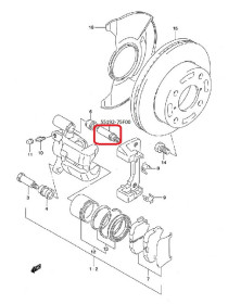Болт суппорта нижний Changhe Ideal-2 55191-75F00-CHANGHE-5519175F00-1