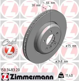 Тормозной диск-ZIMMERMANN-150348320-5