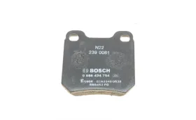 Комплект тормозных колодок, дисковый тормоз-BOSCH-0986424754-1