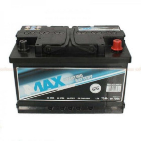 0608-03-0007Q 4 MAX Батарея аккумуляторная 4max Ecoline 12В 75Ач 700A(EN) R+