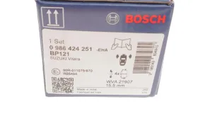 Комплект тормозных колодок, дисковый тормоз-BOSCH-0986424251-9