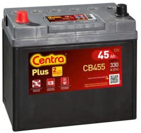 Батарея аккумуляторная Centra Plus 12В 45Ач 330A(EN) L+-CENTRA-CB455