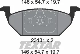 Комплект тормозных колодок, дисковый тормоз-TEXTAR-2313001-5