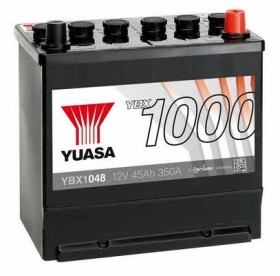 Батарея аккумуляторная Yuasa YBX1000 CaCa 12В 45Ач 350A(EN) R+-YUASA-YBX1048