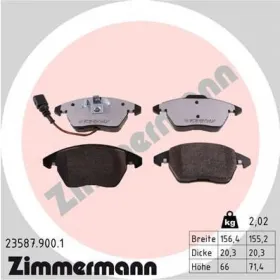 KLOCKI HAMULC. VW TOURAN  03- Z CZUJ.-ZIMMERMANN-235879001-4