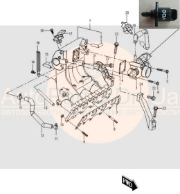 Датчик холостого ходу Changhe 468QL1-1107950-01-CHANGHE-468QL1110795001-1