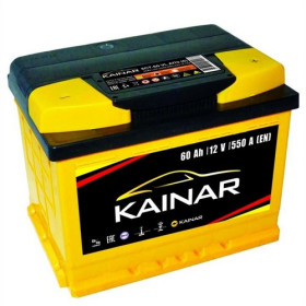 060 261 0 120 ЖЧ KAINAR Аккумулятор 60Ah-12v KAINAR Standart+ (242х175х190),R,EN550