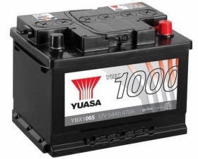 Батарея аккумуляторная Yuasa 12В 54Ач 470A(EN) R+-YUASA-YBX1065