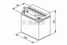 0 092 M4F 390 BOSCH Стартерная аккумуляторная батарея, Стартерная аккумуляторная батарея