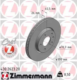 Тормозной диск-ZIMMERMANN-430262320-3