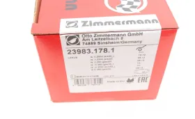 KLOCKI HAMULC. LEXUS IS220D  05--ZIMMERMANN-239831781-5