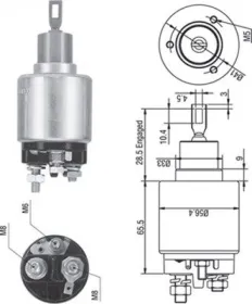 Тяговое реле, стартер-MAGNETI MARELLI-940113050271-1