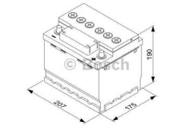 180095406 BOSCH Батарея аккумуляторная