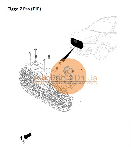 Болт з шестигранною головкою, плоска шайба Chery FQ140B0620F38-CHERY-FQ140B0620F38