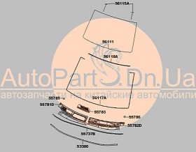 Стекло лобовое FAW Weizhi V2 56101-TXA00-FAW-56101TXA00