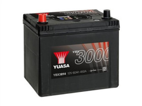 YBX3014 YUASA Батарея аккумуляторная Yuasa YBX3000 SMF 12В 60Ач 450A(EN) L+