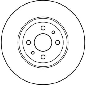 Тормозной диск-TRW-DF2566-2