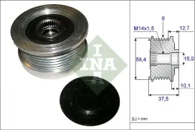 Механизм свободного хода генератора-INA-535011010-1