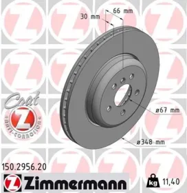 передний BMW G30 525d-530i xDrive G11/G12 725d (348x30)-ZIMMERMANN-150295620-2