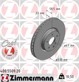 передний MB Vito W447 (330x32)-ZIMMERMANN-400550920-3