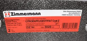 TARCZA HAMULC. FIAT DUCATO  01-06 TYЈ-ZIMMERMANN-180302020-6