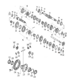 Шестерня 5-й передачи вторичного вала Geely BO, HA, HS, UL, CK 3170104202-GEELY-3170104202-1