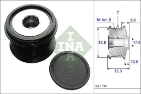 Шкiв генератора-INA-535020910-3