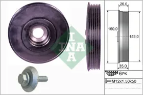 Шків колінчатого валу-INA-544007920-8