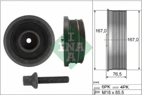 Шків колінчастого вала-INA-544008220-3