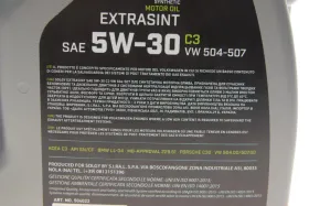 Олива моторна EXTRASINT SAE 5W-30 C3 VW 504-507 (5 L)-SOLGY-504022-2