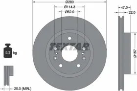 Запчасть-TEXTAR-92268303-5