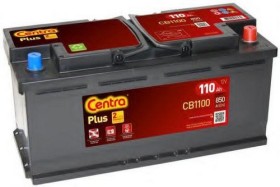 Батарея аккумуляторная Centra Plus 12В 110Ач 850A(EN) R+-CENTRA-CB1100