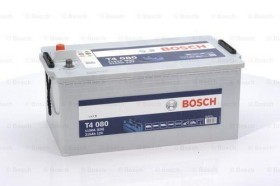 Батарея аккумуляторная Bosch T4 080 12В 215Ач 1150A(EN) L+-BOSCH-0092T40800