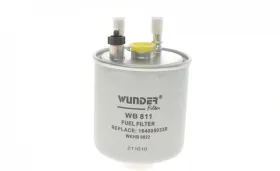 Фильтр топливный Renault Kangoo 1.5dCi 08- (с датчиком)-WUNDER FILTER-WB811-4