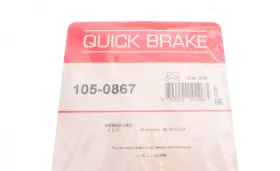 Комплект пружинок колодок стояночного гальма-QUICK BRAKE-1050867