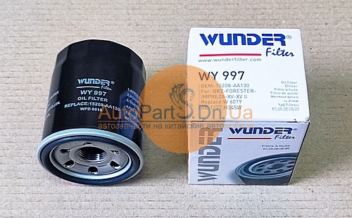 Фільтр масляний Wunder Filter WY 997-WUNDER FILTER-WY997