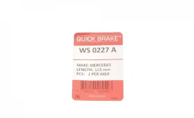 Датчик зносу гальмівних колодок-QUICK BRAKE-WS0227A