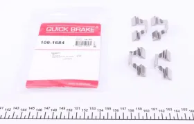 Комплект прижимних планок гальмівного супорту-QUICK BRAKE-1091684-1